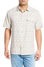 Men's Tommy Bahama Atomic Geo Print Silk Sport Shirt