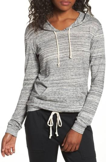 Women's Alternative Mottled Pullover Hoodie - Grey