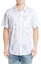 Men's O'neill Aloha Classic Fit Short Sleeve Print Sport Shirt - White