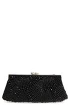 Nordstrom Faceted Fan Beaded Evening Clutch -