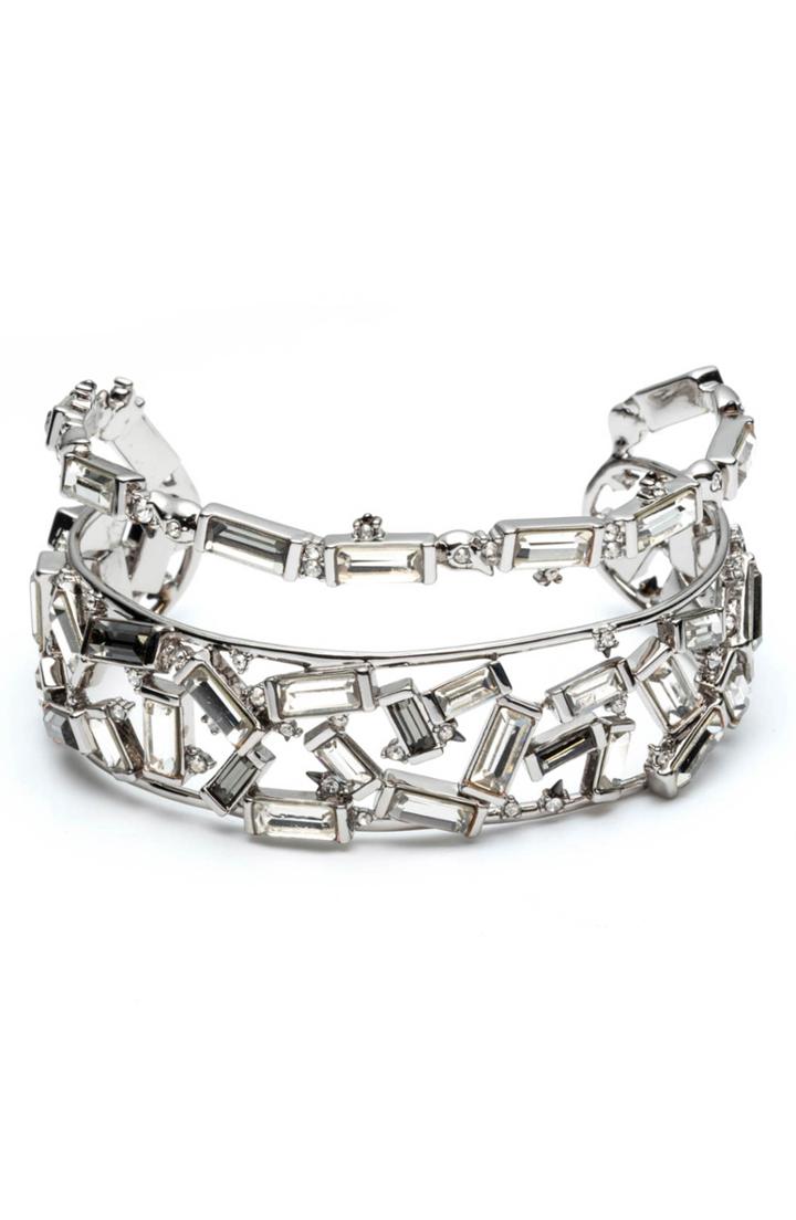 Women's Alexis Bittar Winter Paisley Scattered Crystal Cuff