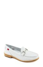 Women's Marc Joseph New York Park Ave Perforated Loafer .5 M - White
