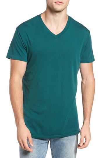Men's Sol Angeles Essential V-neck T-shirt, Size - Green
