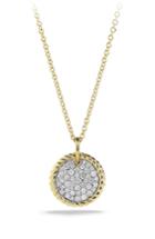 Women's David Yurman 'cable Collectibles' Pave Charm With Diamonds In Gold