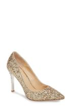 Women's Jewel Badgley Mischka Tegen Pointy Toe Pump M - Metallic