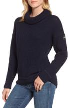 Women's Boss Flumia V-neck Wool Sweater - Black