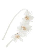 Tasha Flower Headband, Size - White