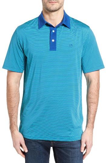 Men's Southern Tide Game Set Match Performance Golf Polo - Green