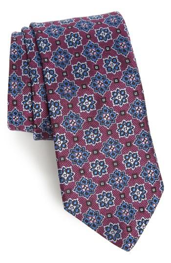 Men's Ted Baker London Starburst Medallion Silk Tie