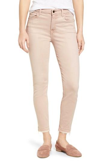 Women's Jen7 Release Hem Colored Ankle Skinny Jeans - Purple