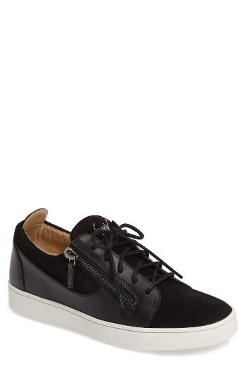 Men's Giuseppe Zanotti Zip Sneaker Eu - Black