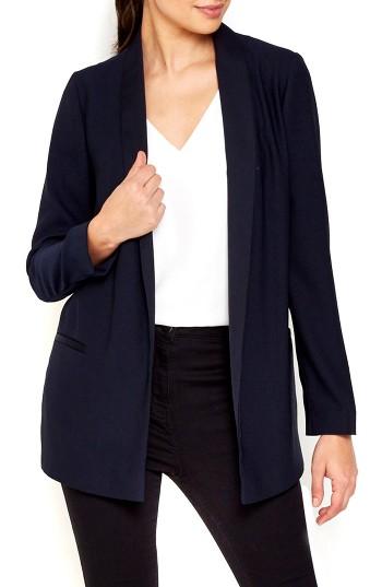 Women's Wallis Satin Shawl Collar Crepe Jacket