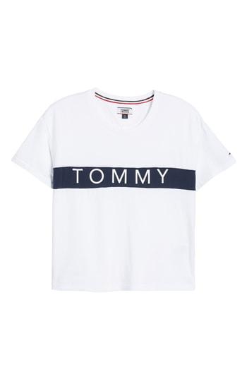 Women's Tommy Jeans Tommy Bold Logo Tee - White