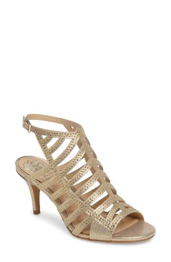 Women's Vince Camuto Patinka Sandal .5 M - Metallic