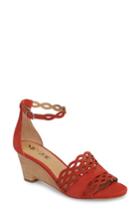 Women's Nic+zoe Flora Wedge Sandal M - Red
