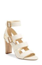 Women's Jimmy Choo Maya Block Heel Sandal Us / 34eu - White