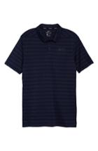 Men's Nike Dry Stripe Polo, Size - Blue