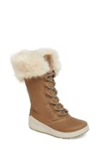 Women's Ecco Noyce Siberia Hydromax Water Resistant Winter Boot With Faux Fur Trim -8.5us / 39eu - Brown