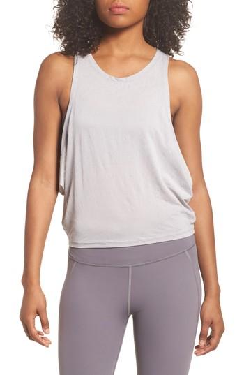 Women's Varley Buckley Crop Top - Grey