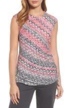 Women's Nic+zoe Spiced Up Ruched Tank Top - Pink