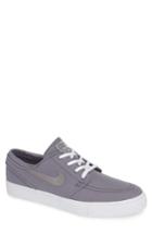 Men's Nike Zoom - Stefan Janoski Sb Canvas Skate Shoe M - Grey