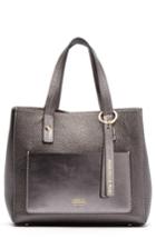 Frances Valentine Small Chloe Leather Tote - Grey