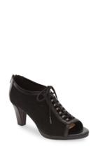 Women's Bella Vita 'lilo' Lace-up Peep Toe Bootie N - Black