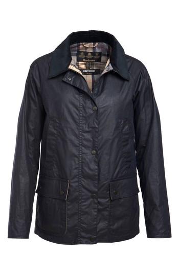 Women's Barbour Acorn Water Resistant Jacket Us / 14 Uk - Blue