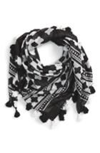 Women's Kate Spade New York Lantern Square Scarf, Size - Black