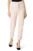 Women's J Brand Heather High Waist Button Fly Straight Leg Jeans - Beige
