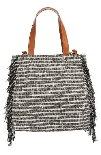 Sole Society Huxlee Canvas Tote - Beige