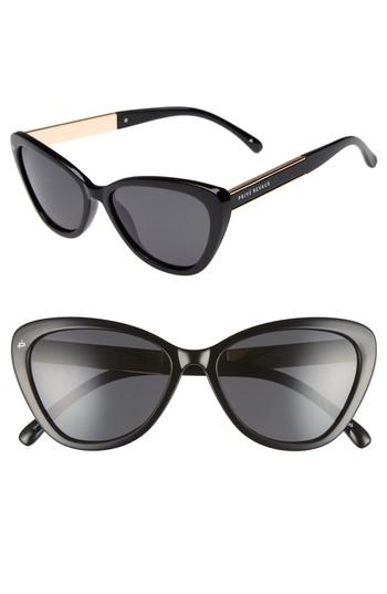 Women's Prive Revaux The Hepburn 56mm Cat Eye Sunglasses - Black