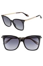 Women's Givenchy 54mm Square Sunglasses - Black