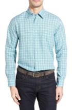 Men's Robert Talbott Anderson Classic Fit Sport Shirt, Size - Blue/green