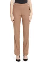 Women's Boss Tamea Tropical Stretch Wool Trousers - Beige