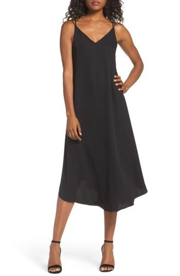 Women's Nsr Midi Slipdress - Black