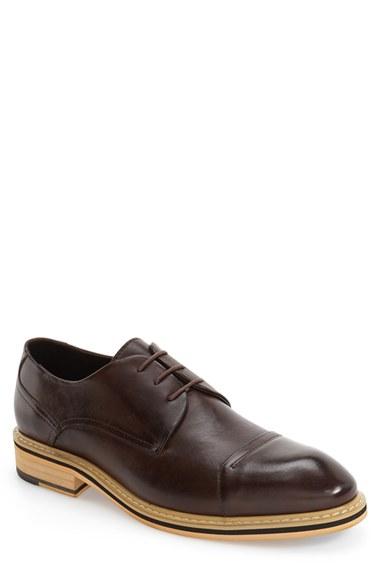 Men's Hart Schaffner Marx 'durham' Cap Toe Derby M - Brown