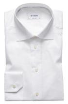 Men's Eton Super Slim Fit Solid Dress Shirt - White