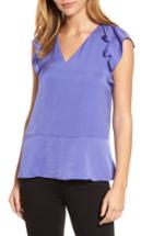 Women's Michael Michael Kors Flounce Ruffle Short Sleeve Top