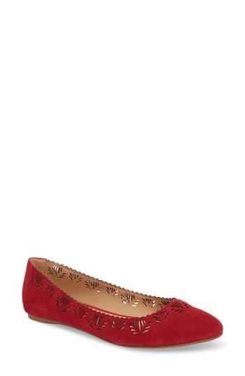 Women's Joe's Virginia Flat M - Red