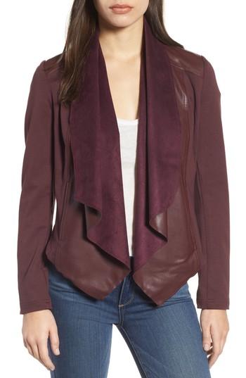 Women's Kut From The Kloth Drape Ponte Jacket - Brown
