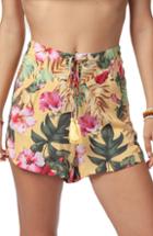 Women's Rip Curl Hanalei Bay Lace-up Shorts - Yellow