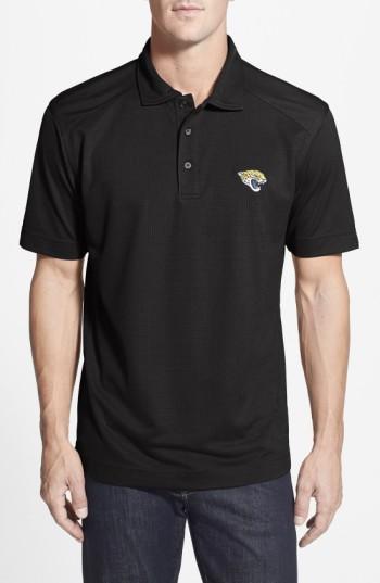 Men's Cutter & Buck Jacksonville Jaguars - Genre Drytec Moisture Wicking Polo