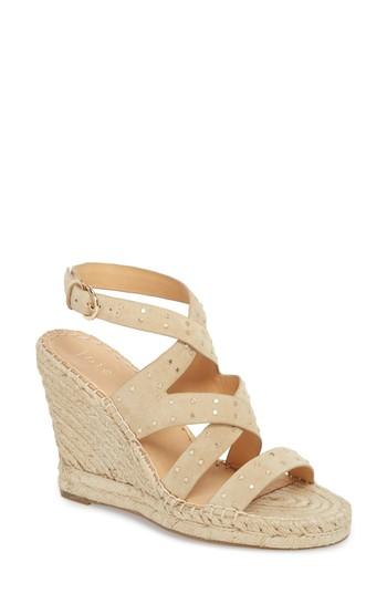 Women's Joie Korat Studded Wedge Espadrille Sandal Us / 35eu - Blue