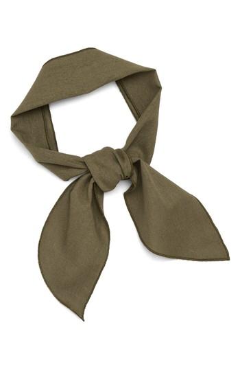 Women's Donni Charm Gigi Gingham Scarf, Size - Green