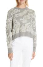Women's Rag & Bone Embroidered Leopard Spot Sweater, Size - Ivory