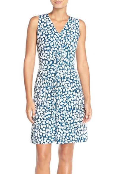 Women's Leota Twist Front Jersey Sheath Dress