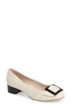 Women's Louise Et Cie 'brianna' Buckle Toe Pump M - White