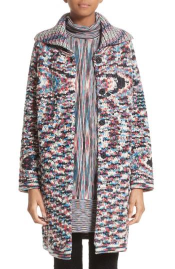 Women's Missoni Space Dye Cashmere Cardigan Us / 42 It - Black