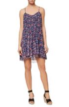 Women's Sanctuary Spring Fling Racerback Mini Slipdress - Blue